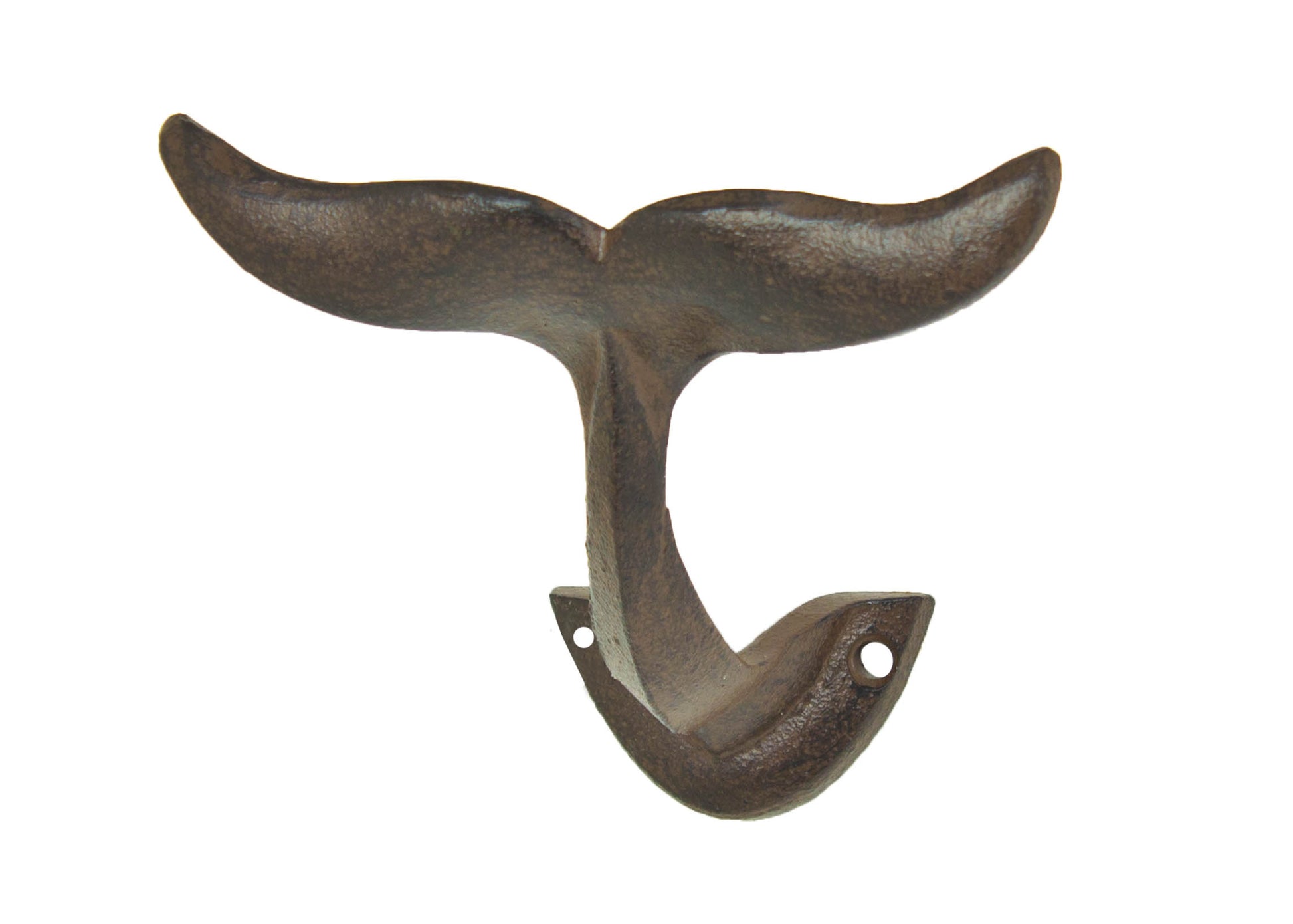 Cast iron whale's tail hook