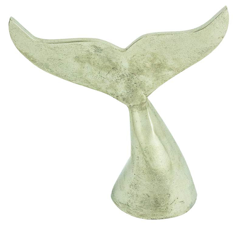 Textured aluminum whale tail