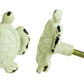 Distressed white sea turtle drawer knobs
