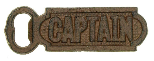 Captain cast iron bottle opener